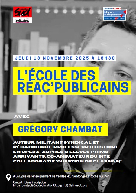 Conférence-débat : éducation et extrême droite