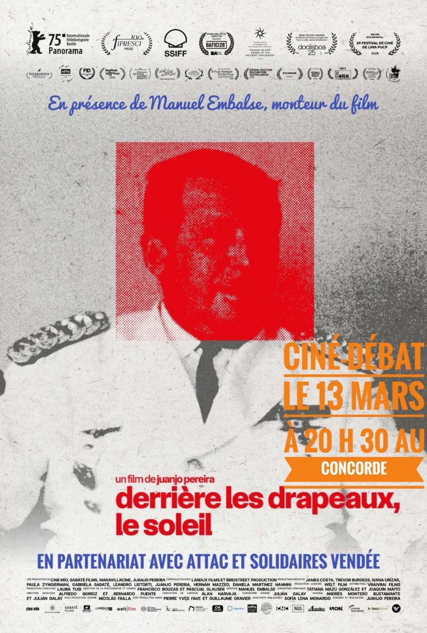 Avant-première / rencontre : DERRIERE LES DRAPEAUX, LE SOLEIL de Juanjo Pereira
