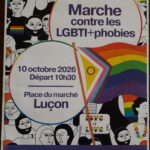 Manifestation contre les LGBT+phobies - 10/10 à Luçon