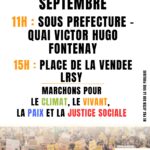 Mobilisation 26 septembre : marche pour le climat, le vivant, la paix et la justice sociale