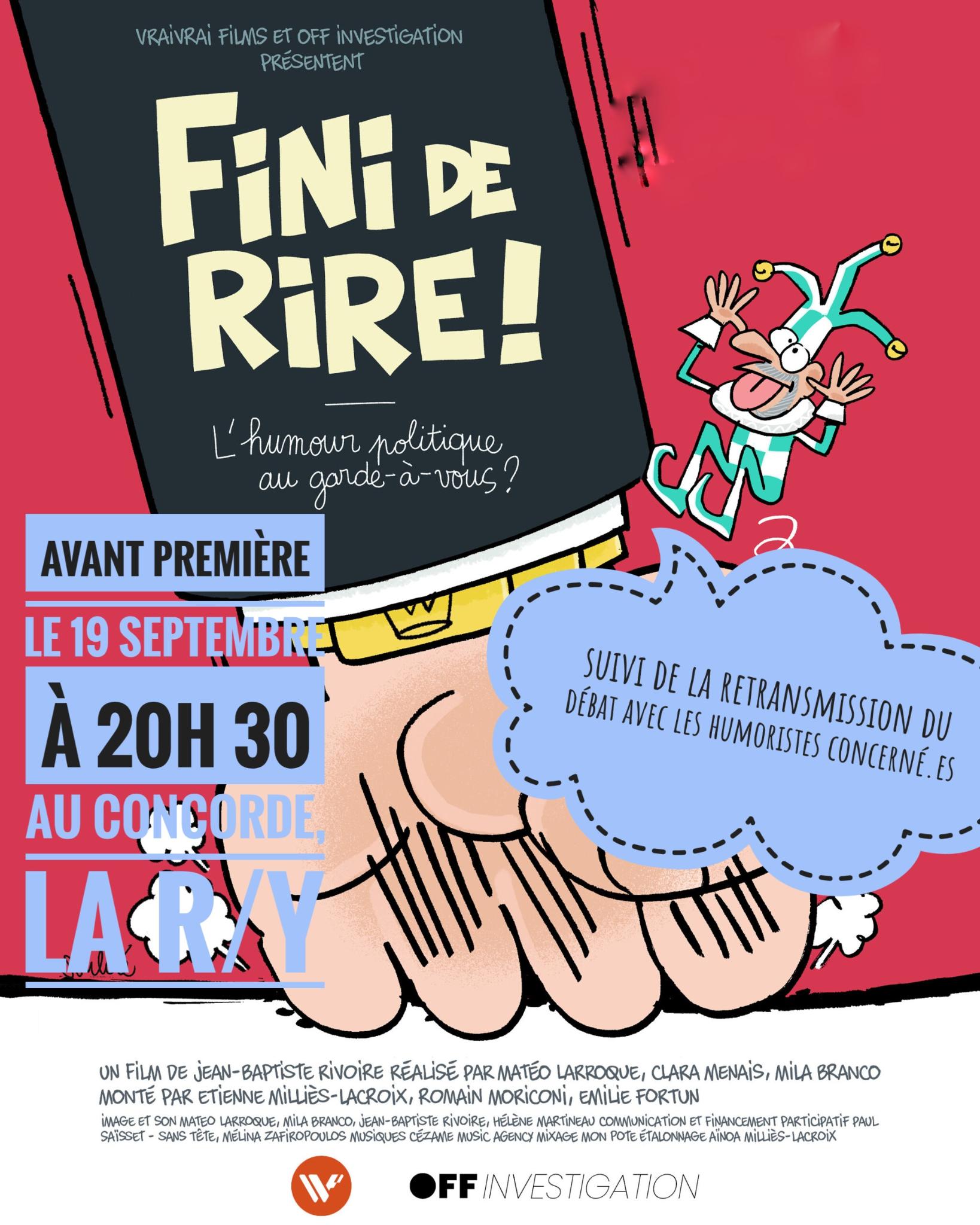 Ciné-débat Avant Première "Fini de Rire" avec Attac Vendée