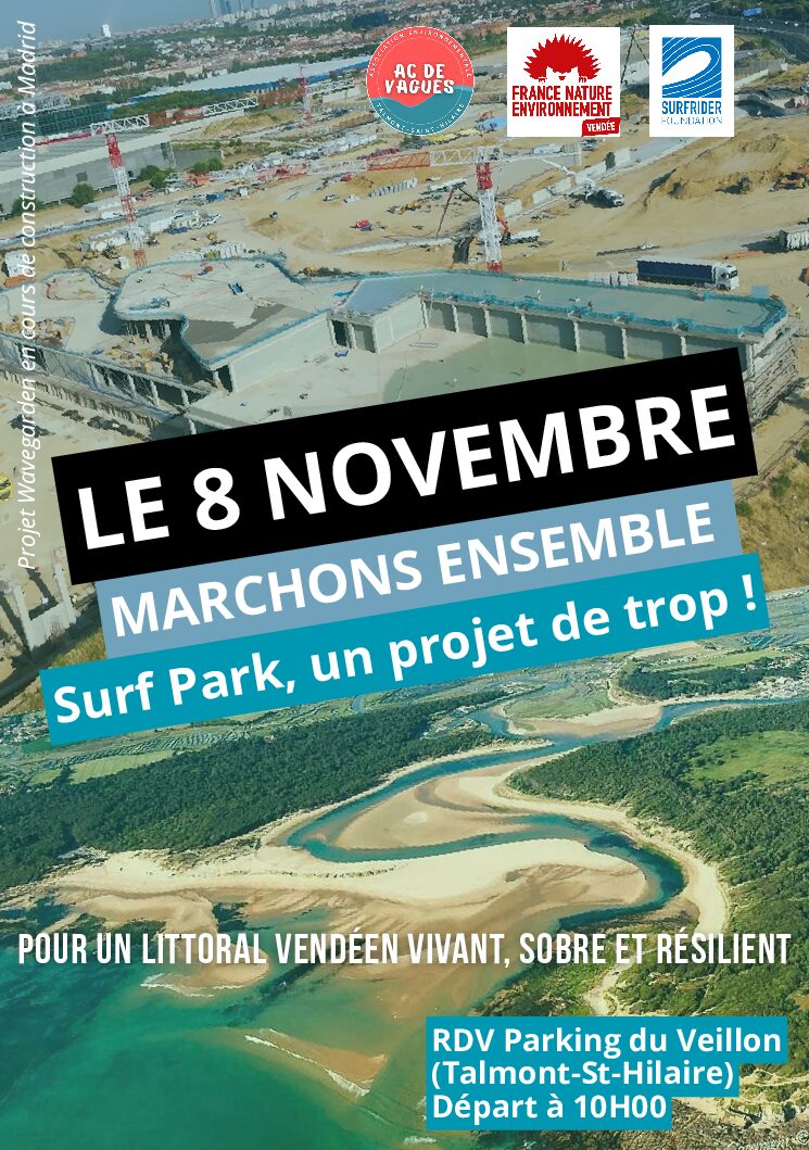 Manifestation contre le Surf Park – 8 Novembre